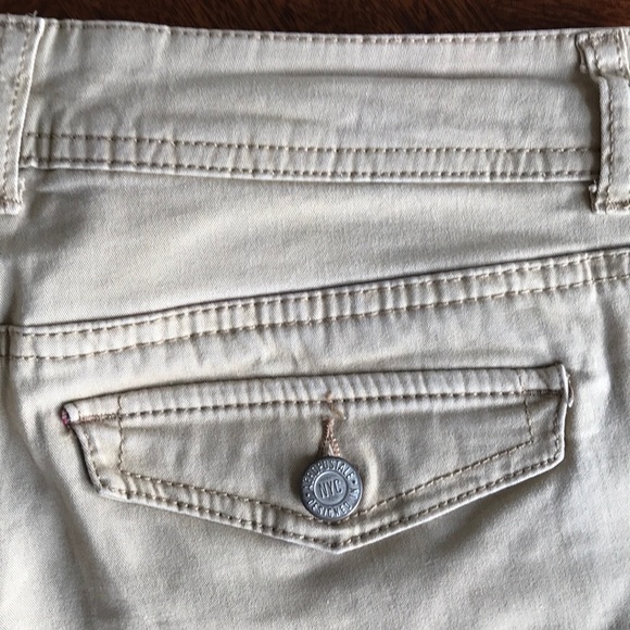 Aeropostale tan midi twill short size 0 - Picture 3 of 4